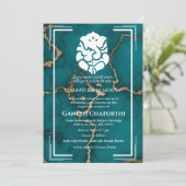 Ganesh Chaturthi Puja Einladung (Stehend Vorderseite)