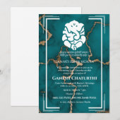 Ganesh Chaturthi Puja Einladung (Vorne/Hinten)
