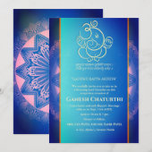 Ganesh Chaturthi Puja Einladung (Vorne/Hinten)