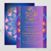 Ganesh Chaturthi Puja Einladung (Vorne/Hinten)