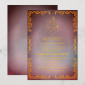 Ganesh Chaturthi Puja Einladung (Vorne/Hinten)