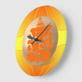 Ganesh Clock Große Wanduhr (Winkel)