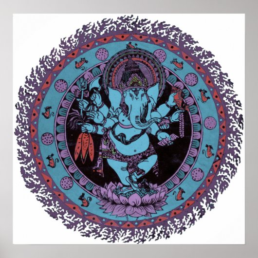 Ganesh Dancer Poster (Vorne)