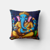Ganesh Deity Idian God Cushion Throw Kissen (Vorderseite)