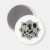 Ganesh, der Erfolgsgeber Magnet (Vorderseite/Rückseite)