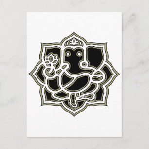 Ganesh, der Geber erfolgreicher Postkarten