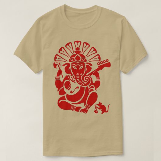 Ganesh eingesteckt T-Shirt (Design vorne)