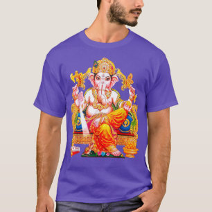 Ganesh Elephant Hindu Gott Ganesha Yoga Spirituell T-Shirt