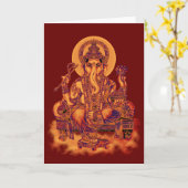 Ganesh - Entferner von Hindernissen Karte (Gelbe Blume)