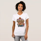 Ganesh Farbe T-Shirt (Vorne ganz)