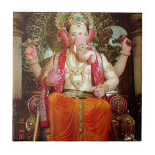 Ganesh Ganesha asiatischer Elefant-Gottheit Fliese