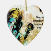 Ganesh Ganesha asiatischer Elefant-Gottheit Keramikornament (Rechts)