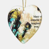 Ganesh Ganesha asiatischer Elefant-Gottheit Keramikornament (Links)