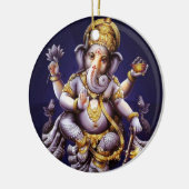Ganesh Ganesha asiatischer Elefant-Gottheit Keramikornament (Links)
