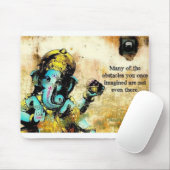 Ganesh Ganesha asiatischer Elefant-Gottheit Mousepad (Mit Mouse)