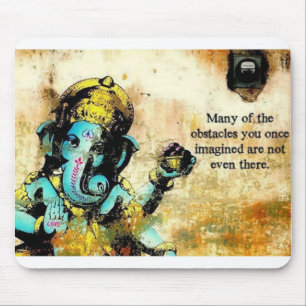 Ganesh Ganesha asiatischer Elefant-Gottheit Mousepad