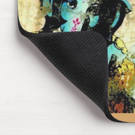Ganesh Ganesha asiatischer Elefant-Gottheit Mousepad (Ecke)