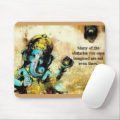 Ganesh Ganesha asiatischer Elefant-Gottheit Mousepad (Mit Mouse)