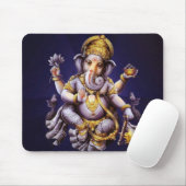 Ganesh Ganesha asiatischer Elefant-Gottheit Mousepad (Mit Mouse)