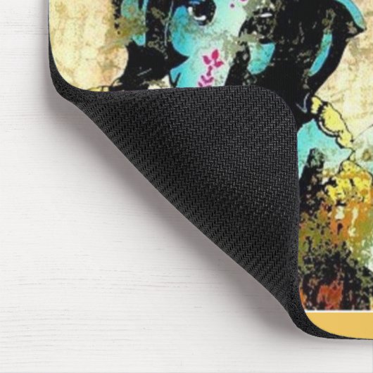 Ganesh Ganesha asiatischer Elefant-Gottheit Mousepad (Ecke)