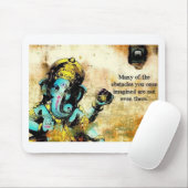 Ganesh Ganesha asiatischer Elefant-Gottheit Mousepad (Mit Mouse)