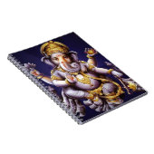 Ganesh Ganesha asiatischer Elefant-Gottheit Notizblock (Rechte Seite)