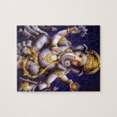 Ganesh Ganesha asiatischer Elefant-Gottheit Puzzle (Horizontal)