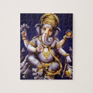 Ganesh Ganesha asiatischer Elefant-Gottheit Puzzle