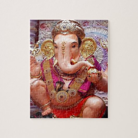 Ganesh Ganesha asiatischer Elefant-Gottheit Puzzle (Vertikal)