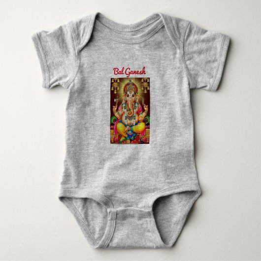 Ganesh Ganesha Baby Strampler (Vorderseite)