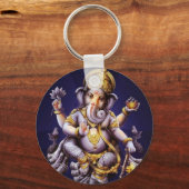 Ganesh Ganesha Hindu India Asian Elephant Deity Schlüsselanhänger (Vorderseite)