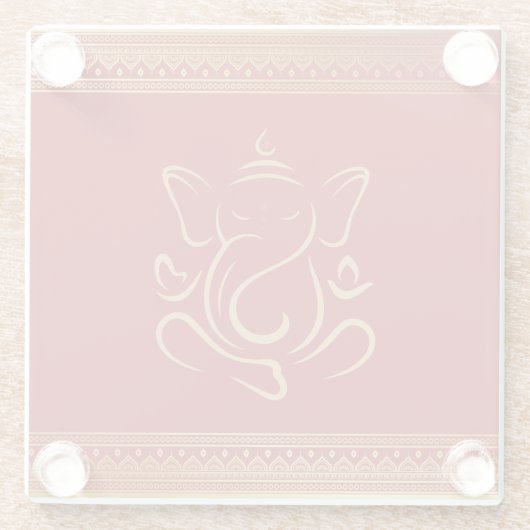 Ganesh Glasuntersetzer (Rückseite)