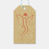 Ganesh Gold Geschenkanhänger (Vorderseite)