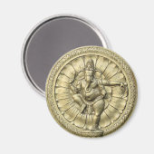 Ganesh (Golden) Magnet (Vorderseite/Rückseite)