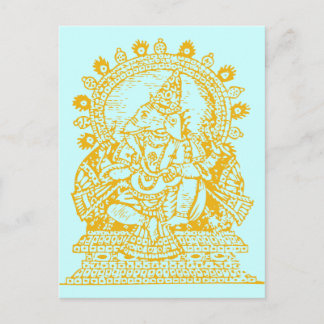 Ganesh: Gott des Erfolgs Postkarte
