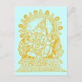 Ganesh: Gott des Erfolgs Postkarte (Vorderseite)