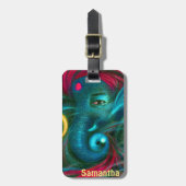 ganesh Gott-Indien hindus Gepäckanhänger (Vorderseite vertikal)