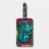 ganesh Gott-Indien hindus Gepäckanhänger (Rückseite vertikal)