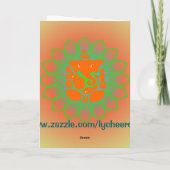 Ganesh Grußkarte Karte (Rückseite)