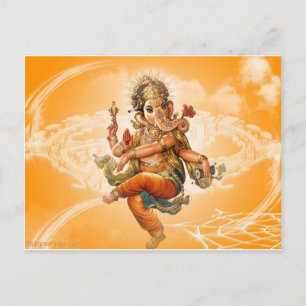 GANESH HINDU GOD POSTKARTE