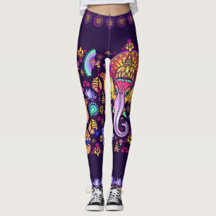Ganesh Hindu Gott: Feierlich nahtlos Leggings