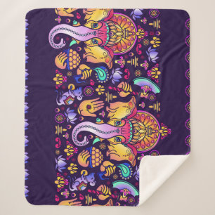 Ganesh Hindu Gott: Feierlich nahtlos Sherpadecke