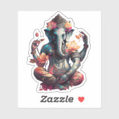 Ganesh Hindu Sticker (Blatt)