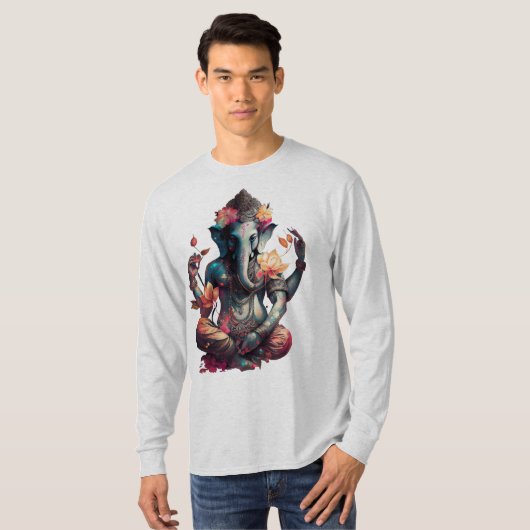 Ganesh Hindu T - Shirt (Vorne ganz)
