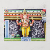 Ganesh Idol Skulptur Postkarte (Vorderseite)