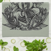 Ganesh Illustration Geschirrtuch (Gefaltet)