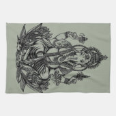 Ganesh Illustration Geschirrtuch (Horizontal)