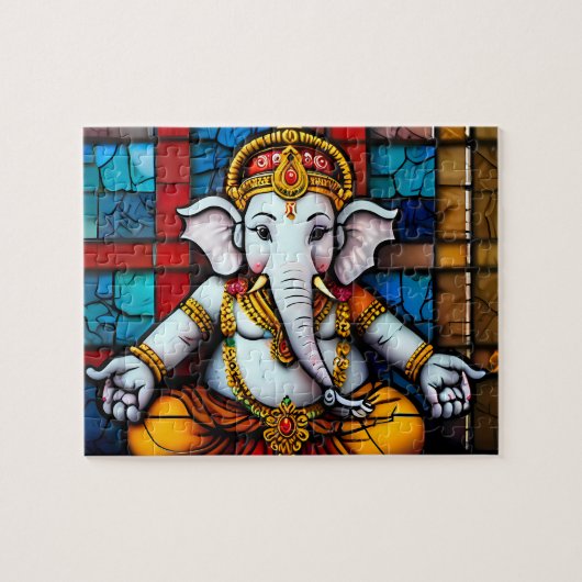 Ganesh Indian God Deity Jigsaw Puzzle (Horizontal)
