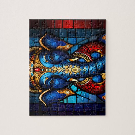 Ganesh Indian God Deity Puzzle (Vertikal)