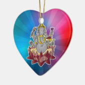 Ganesh Keramik Ornament (Links)